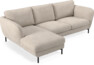 Madison Lux - 2-sits soffa med schäslong vänster - Vit