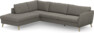 County - 2,5-sits soffa med divan vänster - Grå