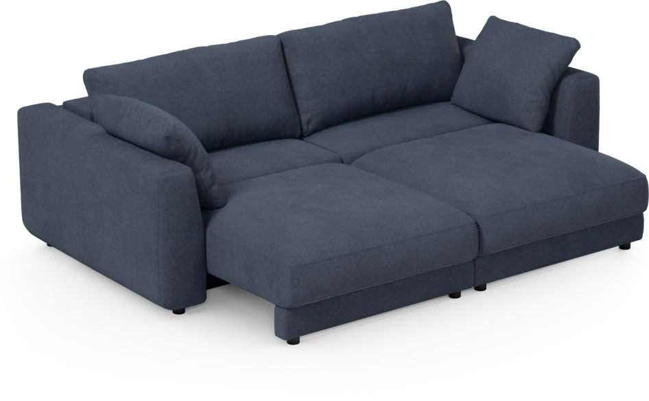 Amie - Bäddsoffa 3-sits - Blå