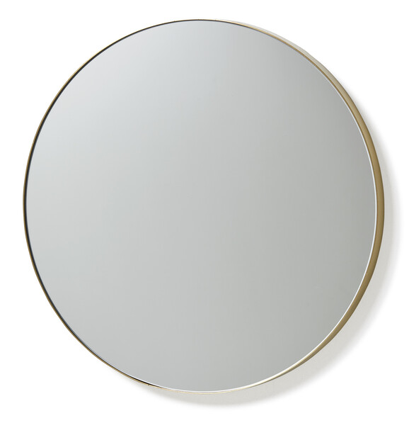 Vendela - Spegel, Ø 110 cm - Gul