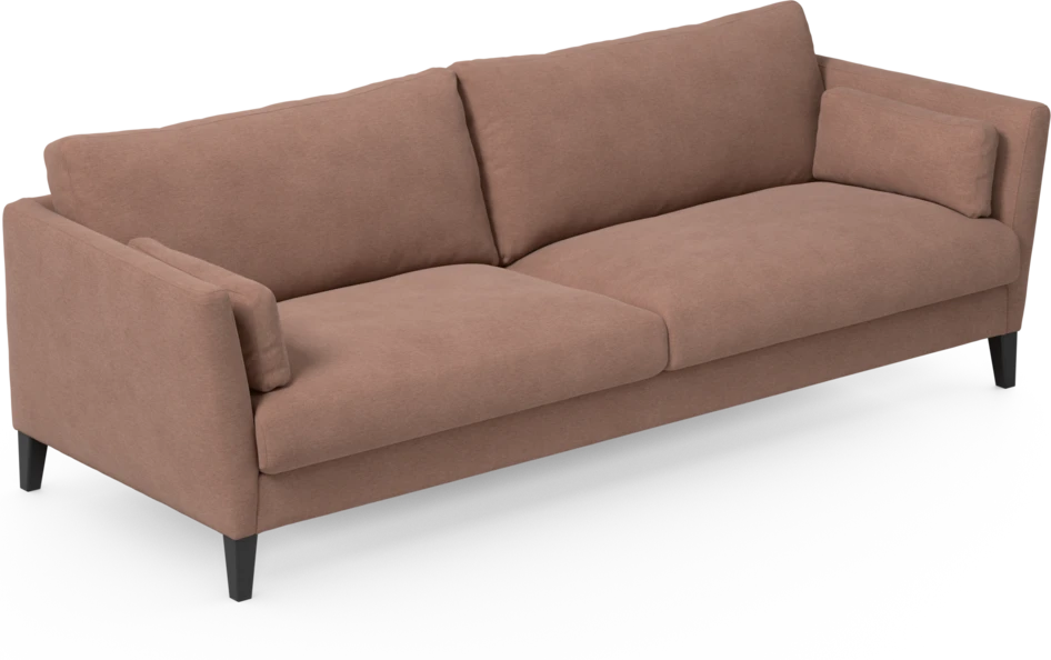 Winston - 4-sits soffa - Rosa