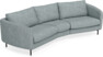 Madison - 3-sits soffa svängd, 90 cm - Grå