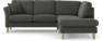 Eden - 2-sits soffa med divan - Grå