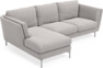 Madison Lux - 2-sits soffa med schäslong vänster - Beige