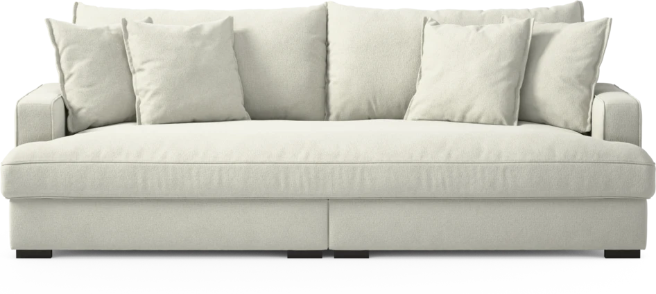 Rossi - 3-sits soffa, hel dyna - Vit