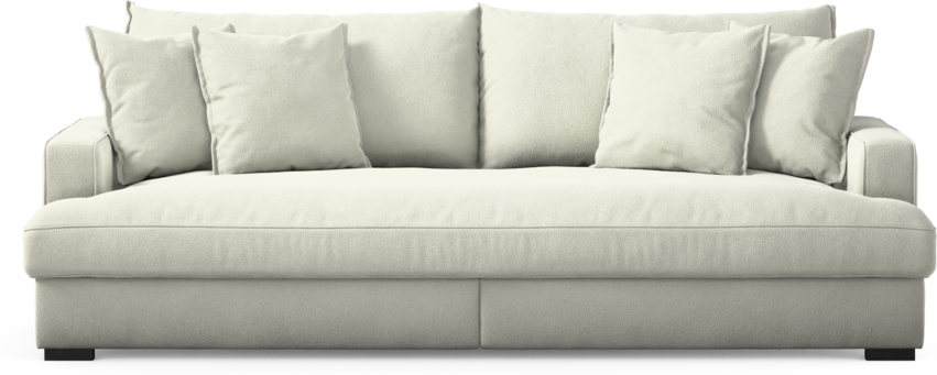 Rossi - 3-sits soffa, hel dyna - Vit