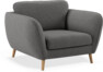 Madison Lux - Fåtölj, 70 cm - Grå