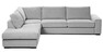 Sit Down - 3-sits soffa med divan vänster, C1-komfort - Grå