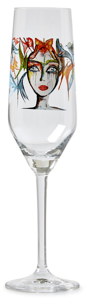 Carolina Gynning - Champagneglas, 30 cl - Röd