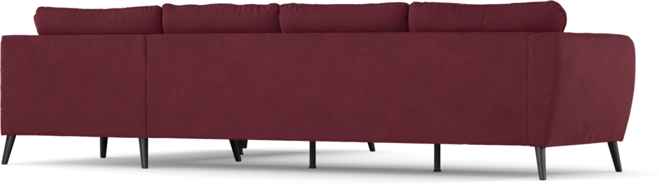 County - Hörnsoffa, 3+2-sits - Röd