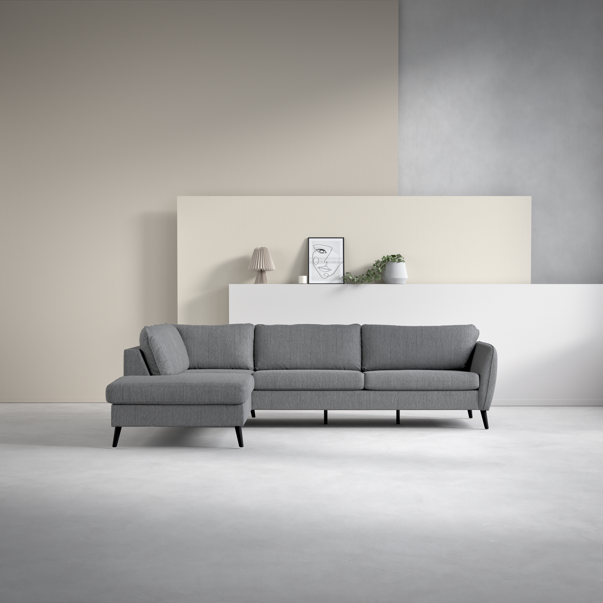 County - 2,5-sits soffa med divan vänster - inspiration