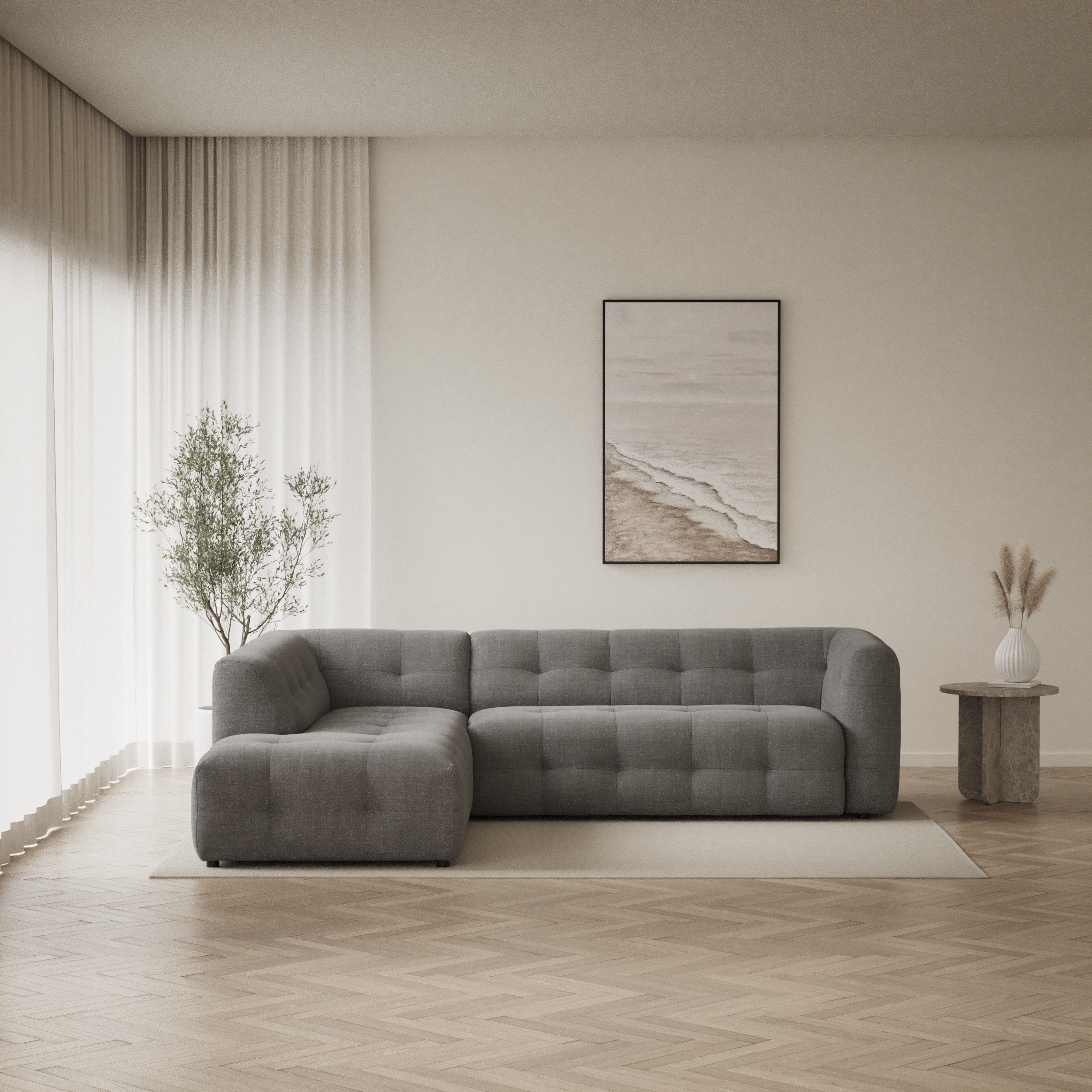 Bella - 3-sits soffa med divan vänster - inspiration