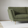 Madison Lux - 2-sits soffa med schäslong vänster - Grön