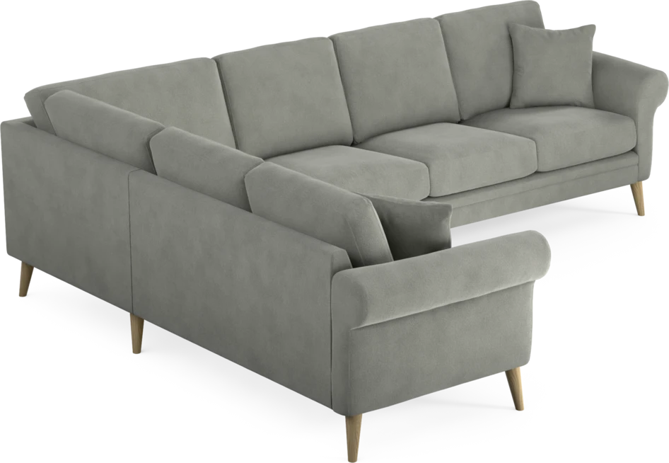 Eden - Hörnsoffa, 2+3-sits - Grå