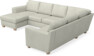 Friday - Hörnsoffa, 3+2-sits med schäslong vänster - Beige