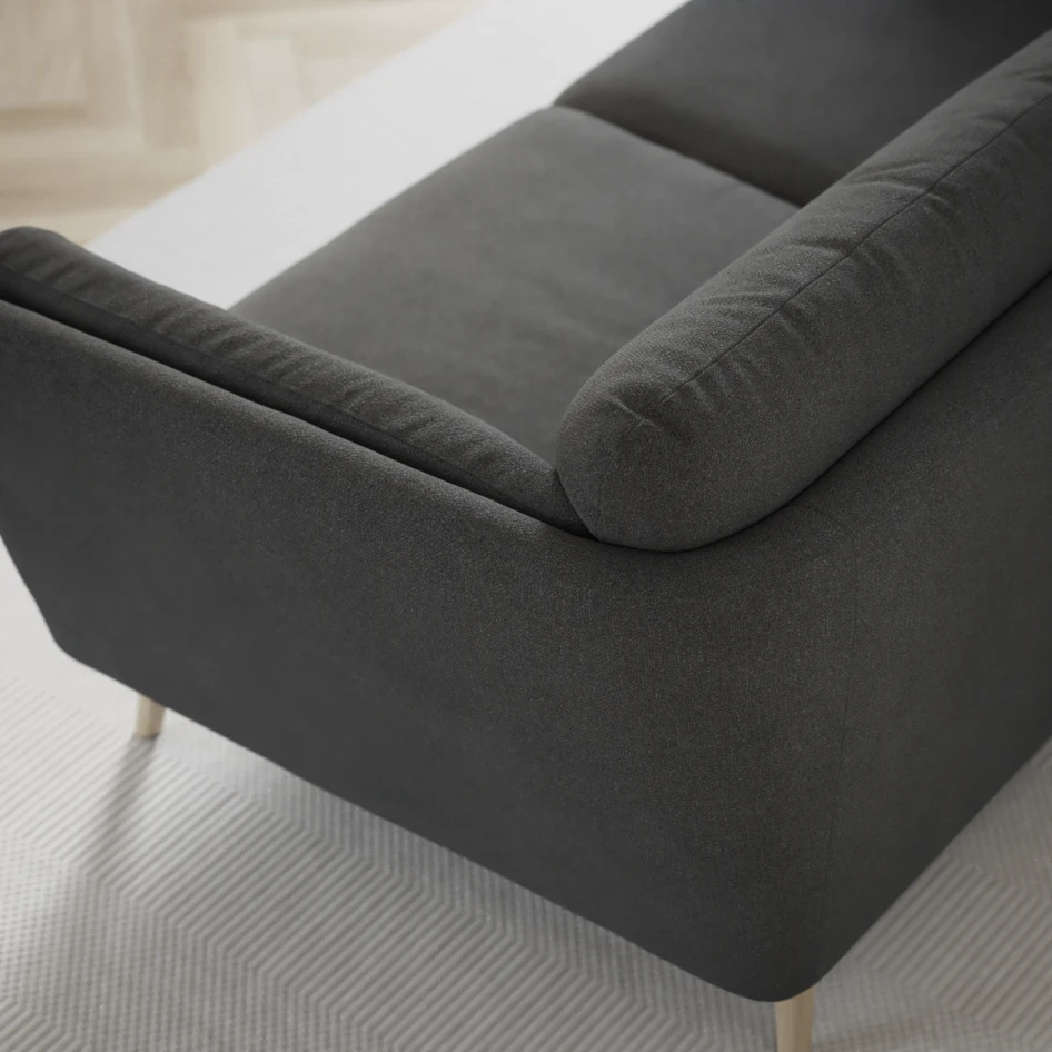 Madison Lux - Hörnsoffa 2+3-sits, hörn 1 - Grå