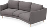 Madison - 3-sits soffa svängd, 70 cm - Grå