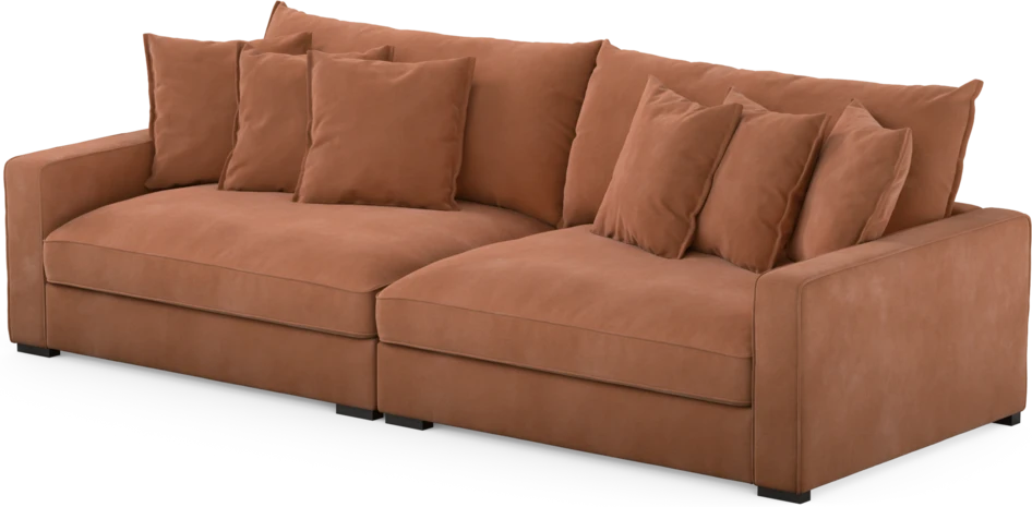 Rossi - 4-sits soffa - Orange
