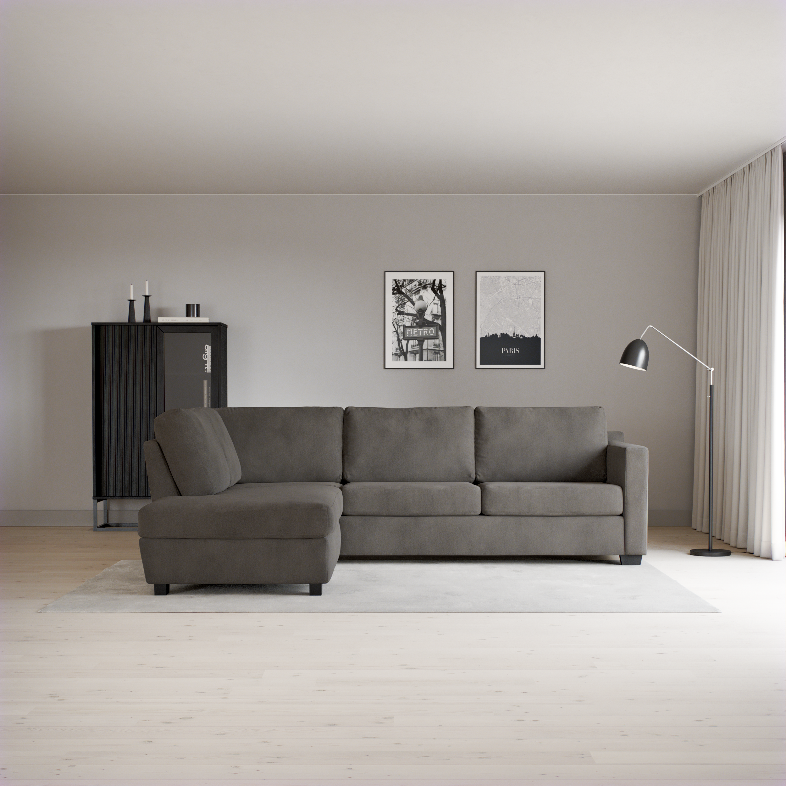 Friday - 2,5-sits soffa med divan vänster - inspiration