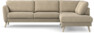 Bridge - 3-sits soffa med divan höger - Beige