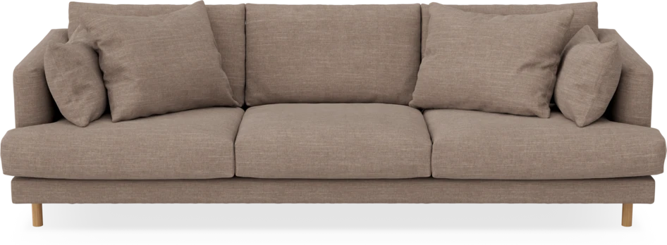 Harper - 4-sits soffa - Brun