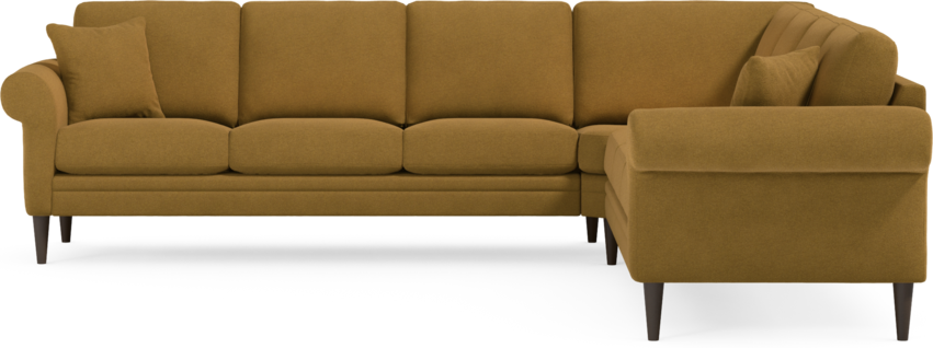 Eden - Hörnsoffa, 3+3-sits - Gul