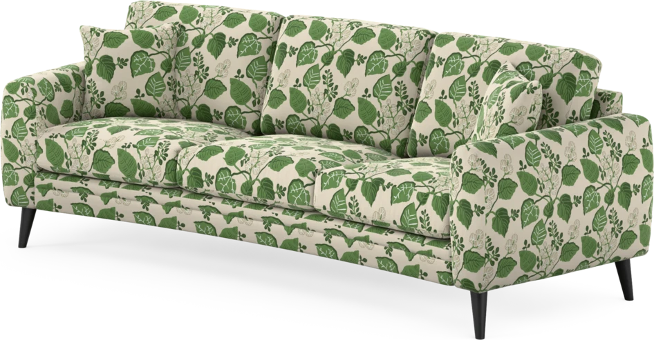 Eden - 3-sits soffa svängd - Flerfärgad