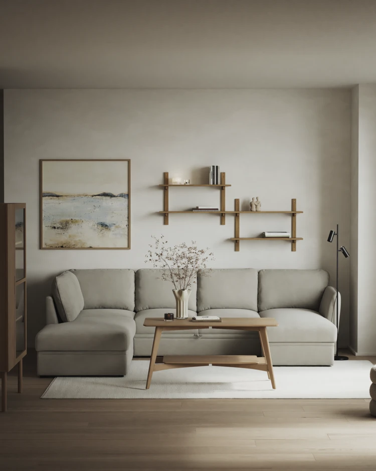 Öland - Bäddsoffa med divan vänster och schäslong höger - inspiration