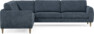 Bridge - Hörnsoffa, 2+3-sits - Blå