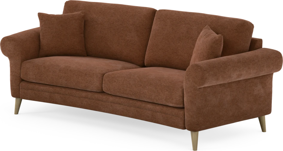 Eden - 2,5-sits soffa svängd - Orange