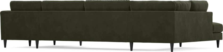 Bridge - 3-sits soffa med divan vänster och schäslong höger - Grön