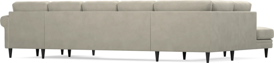 Eden - 3-sits soffa med divan vänster och schäslong höger - Brun