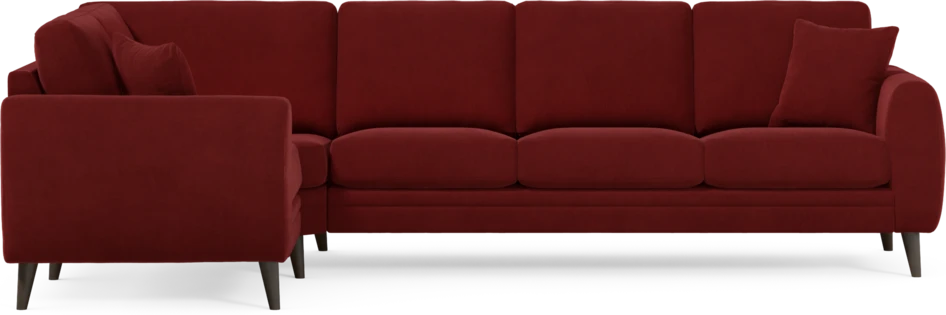 Eden - Hörnsoffa, 1+3-sits - Röd