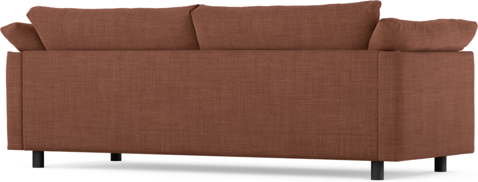 Cherrie - 3-sits soffa, fast klädsel - Orange