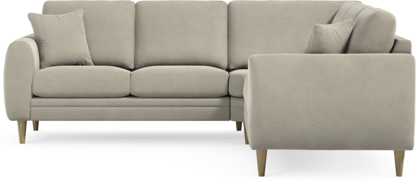 Eden - Hörnsoffa, 2+2-sits - Brun