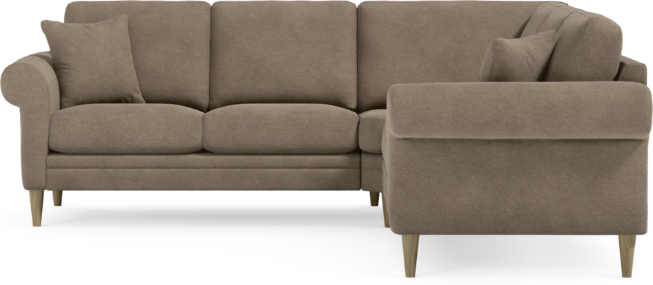 Eden - Hörnsoffa, 2+2-sits - Brun