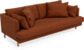 Harper - 3-sits soffa, hel dyna - Orange