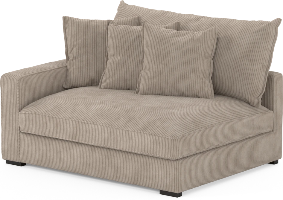 Rossi - 2-sits med armstöd vänster - Beige