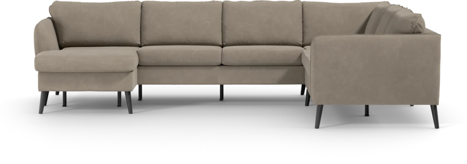 County - Hörnsoffa, 3+2-sits med schäslong vänster - Beige