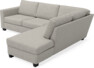 Friday - 2,5-sits soffa med divan höger - Beige