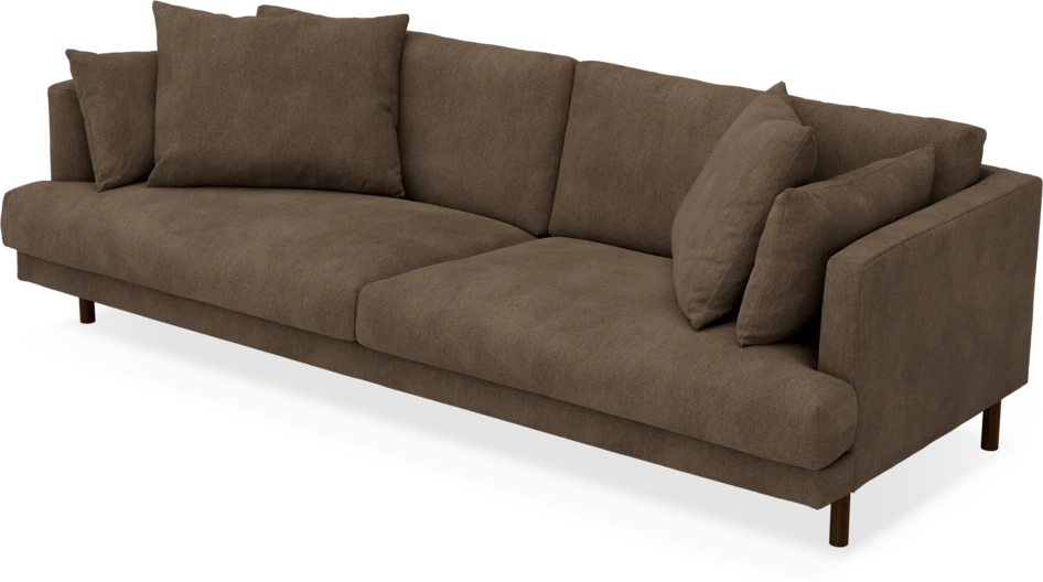 Harper - 4-sits soffa - Brun