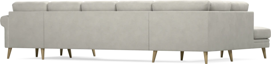 Eden - 3-sits soffa med divan vänster och schäslong höger - Grå
