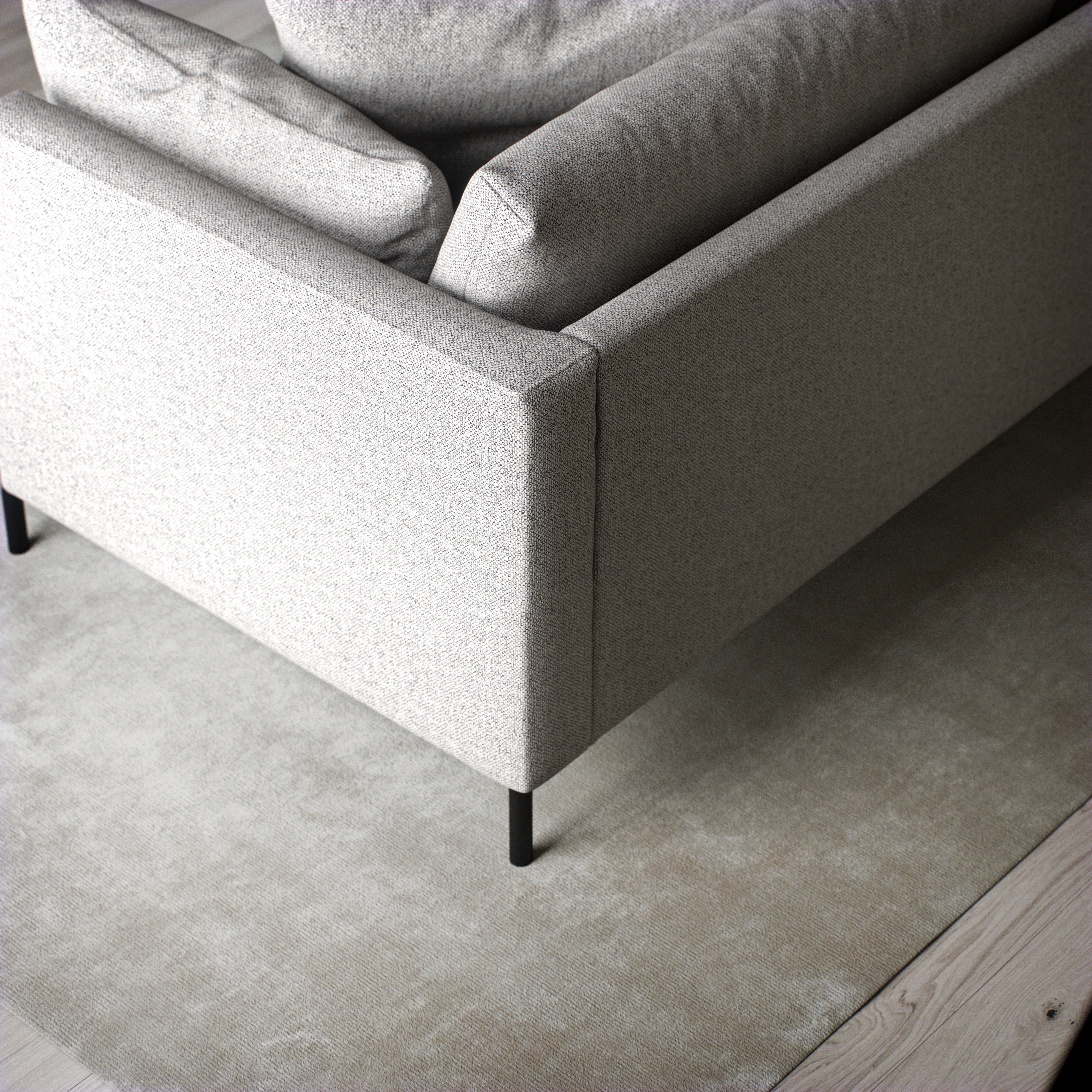 Harper - 3-sits soffa, hel dyna - inspiration