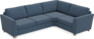 Friday - Hörnsoffa, 2,5+1,5-sits - Blå
