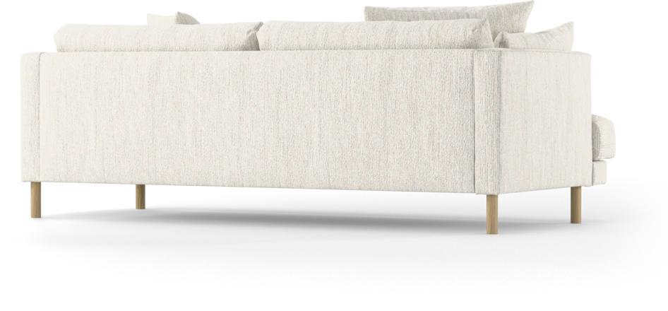 Harper - 3-sits soffa, hel dyna - Vit
