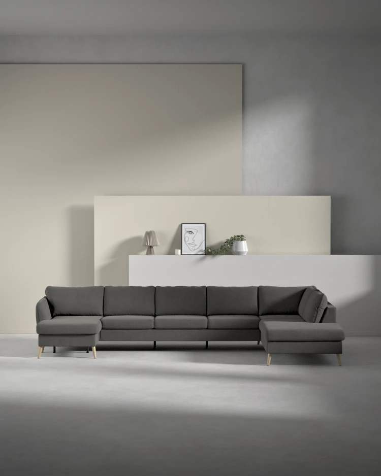 County - 4-sits soffa med schäslong vänster och divan höger - inspiration