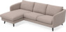Madison Lux - 2-sits soffa med schäslong vänster - Beige