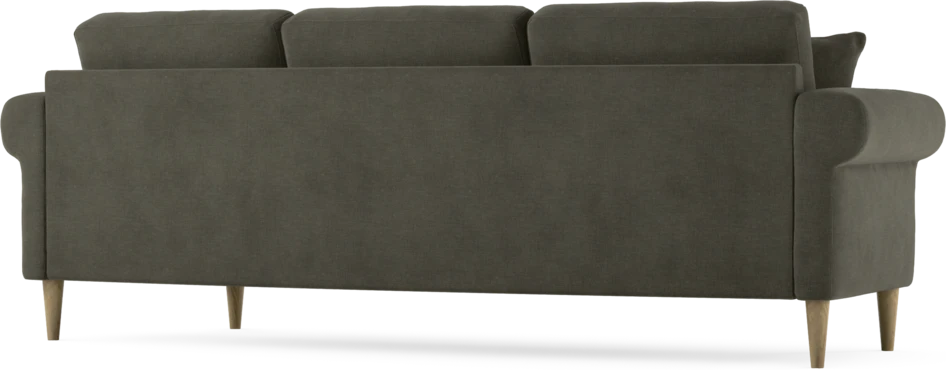 Eden - 3-sits soffa svängd - Grå