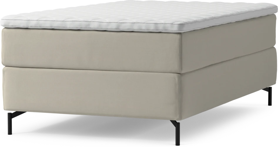 Delux Exclusive - Kontinentalsäng, enkelsäng 120 cm med bäddmadrass och sängben