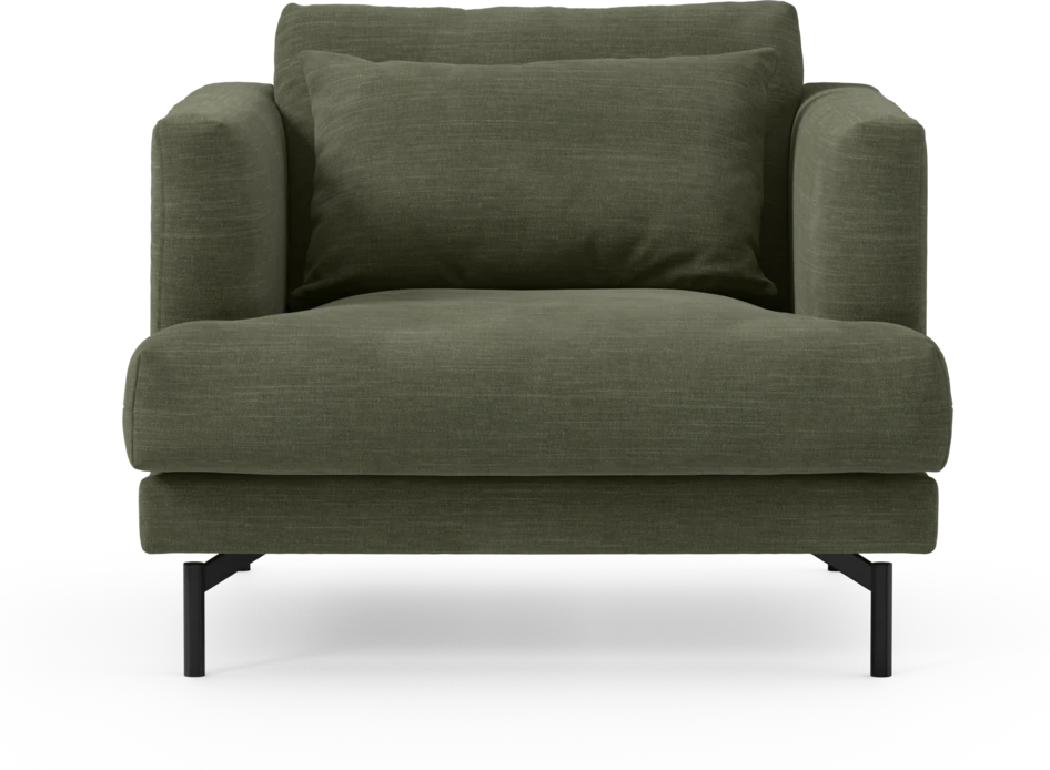 Harper - Fåtölj, 75 cm - Grön
